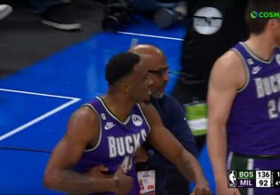 Ο Θανάσης Αντετοκούνμπο κουτούλησε τον Γκρίφιν και αποβλήθηκε