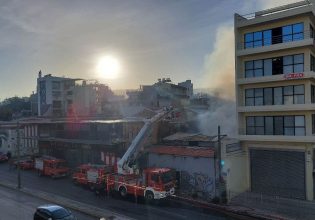 Γκάζι: Μεγάλη φωτιά σε μαγαζί διασκέδασης