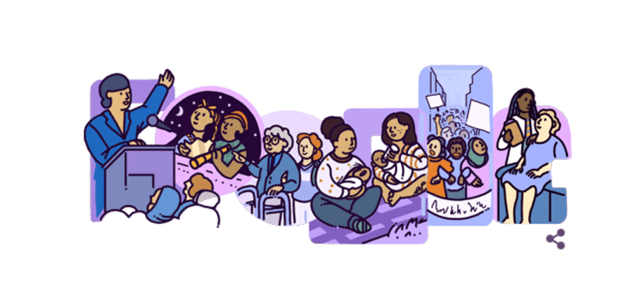 Γιορτή της γυναίκας: Η Google τιμά την γυναίκα με ένα doodle