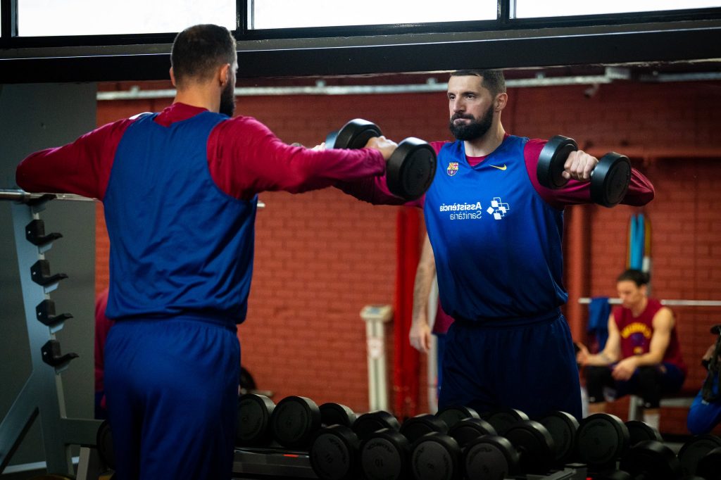 Προπονήθηκε στο ΣΕΦ η Μπαρτσελόνα