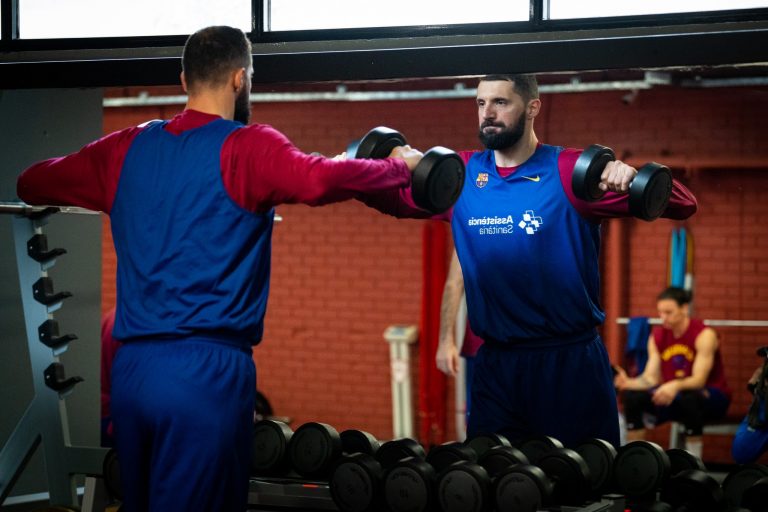 Προπονήθηκε στο ΣΕΦ η Μπαρτσελόνα