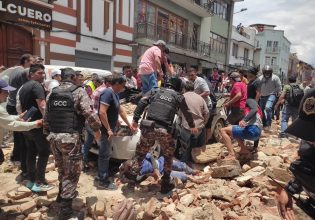 Ισημερινός: Τουλάχιστον τέσσερις νεκροί και μεγάλες καταστροφές από τον ισχυρό σεισμό 6,8 Ρίχτερ