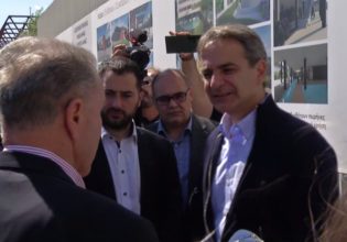 Στη Φθιώτιδα ο Κυριάκος Μητσοτάκης – Επιθεώρησε τις εργασίες στο λιμάνι του Αγίου Κωνσταντίνου