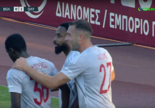 Κεφαλιά του Μπακαμπού και 2-0 για τον Ολυμπιακό (vid)