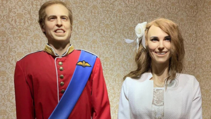 Χαμός με τα creepy κέρινα ομοιώματα του πρίγκιπα Γουίλιαμ και της Κέιτ Μίντλετον