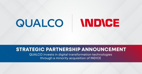 Η QUALCO επενδύει σε τεχνολογίες ψηφιακού μετασχηματισμού μέσω της εξαγοράς μειοψηφικού ποσοστού της INDICE