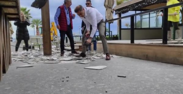 Άλιμος: Ο δήμαρχος ξεσπά για την καταπάτηση κοινόχρηστων εκτάσεων από επιχειρηματίες της περιοχής