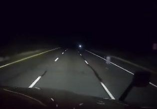 ΗΠΑ: Η ανατριχιαστική μορφή που κατέγραψε οδηγός φορτηγού σε αυτοκινητόδρομο στην Αριζόνα