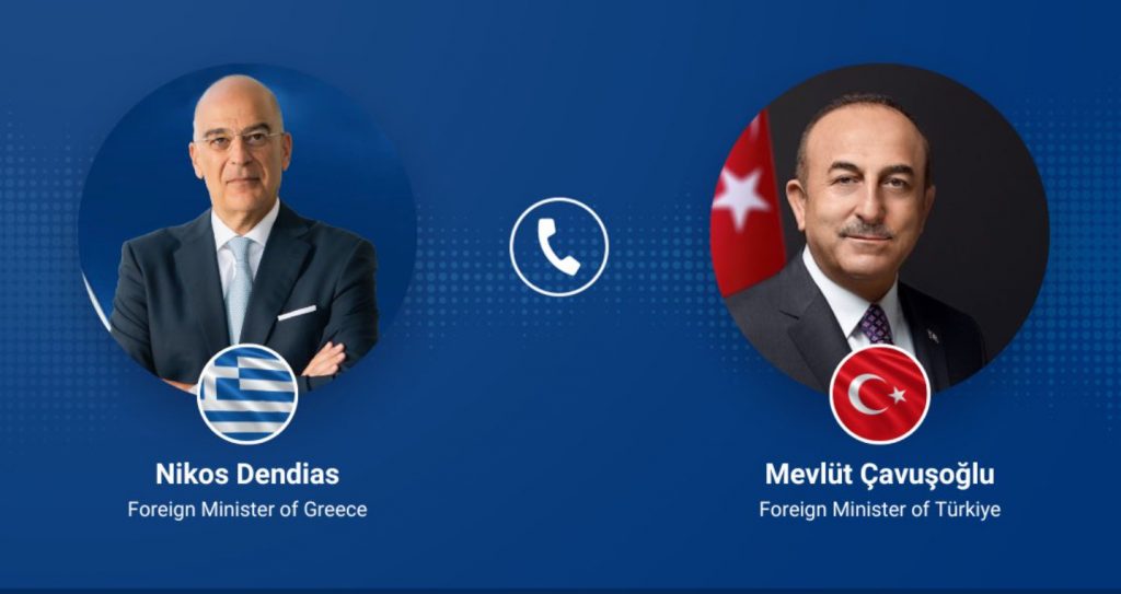 Τηλεφωνική επικοινωνία Δένδια – Τσαβούσογλου