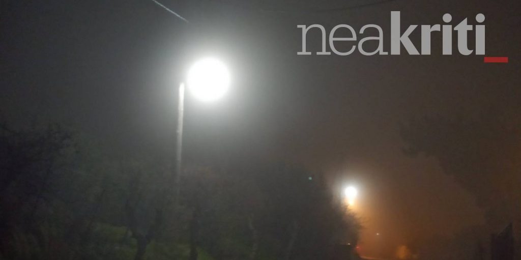 Ηράκλειο: Πνίγηκε στη σκόνη – Ομιχλώδες το τοπίο και περιορισμένη η ορατότητα