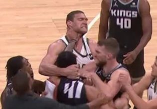 Χαμός στο Κινγκς – Μπακς: Πλακώθηκαν Λόπες και Λάιλς για τον Αντετοκούνμπο (vids)