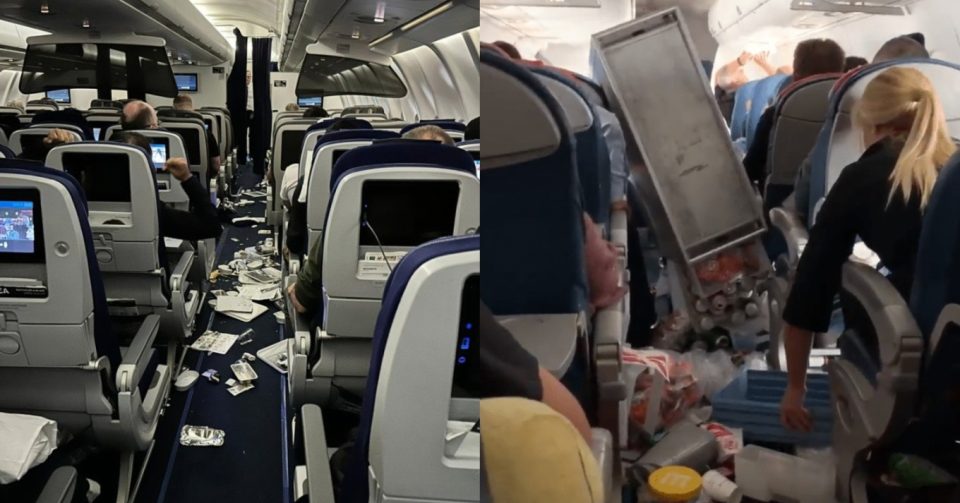 Τρόμος μετά από χτύπημα κεραυνού σε αεροσκάφος – Επιβάτες και αντικείμενα βρέθηκαν στον αέρα