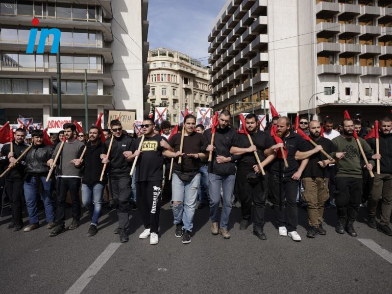 Το in στο συλλαλητήριο φοιτητών στα Προπύλαια για τα Τέμπη