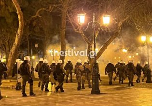 Θεσσαλονίκη: Νέα επεισόδια με μολότοφ και χημικά