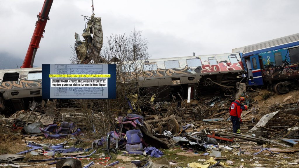 Τέμπη: Tα τηλεγραφήματα που οδήγησαν στην τραγωδία – Ντοκουμέντα από το τεφτέρι των σταθμαρχών