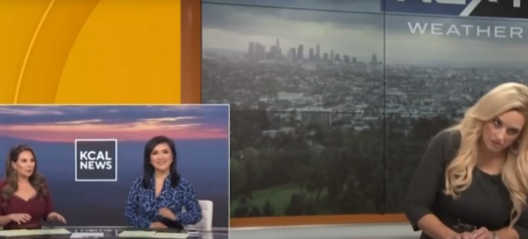 Μετεωρολόγος χάνει τις αισθήσεις της on air