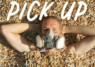 Ακτιβιστές στοίβαξαν 650.000 αποτσίγαρα σε πλατεία στο κέντρο της Λισαβόνας