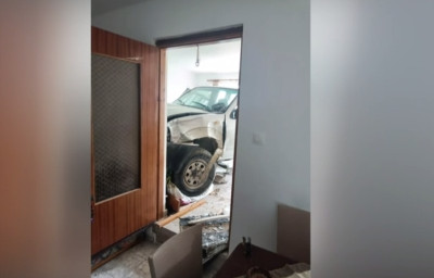 Αυτοκίνητο εισέβαλε σε σαλόνι μονοκατοικίας στην Κρήτη