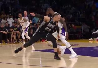 Χαμός στο LA: Ο Ντίλον Μπρουκς αποβλήθηκε για χτύπημα στα γεννητικά όργανα του ΛεΜπρόν Τζέιμς (vid)