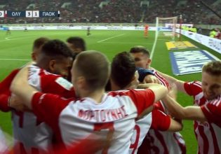 Τρίτο γκολ για τον Ολυμπιακό, σκόραρε και ο Ελ Αραμπί (3-1)