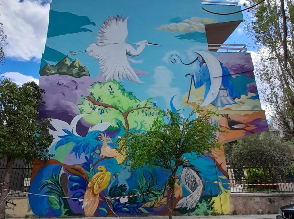 Καλλιτέχνες από την Αργεντινή και την Ολλανδία δημιούργησαν τοιχογραφίες στα σχολεία του Χαλανδρίου