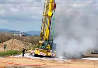 Εσπευσμένα στην Θεσσαλονίκη ο οδηγός που έπαθε ηλεκτροπληξία στην Αλεξανδρούπολη