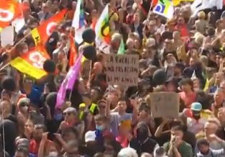 Κατασχέθηκαν… κατσαρόλες και τηγάνια σε διαδήλωση κατά του Μακρόν