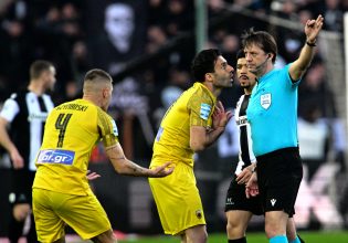 Χαμός στην Τούμπα για το ακυρωθέν γκολ της ΑΕΚ