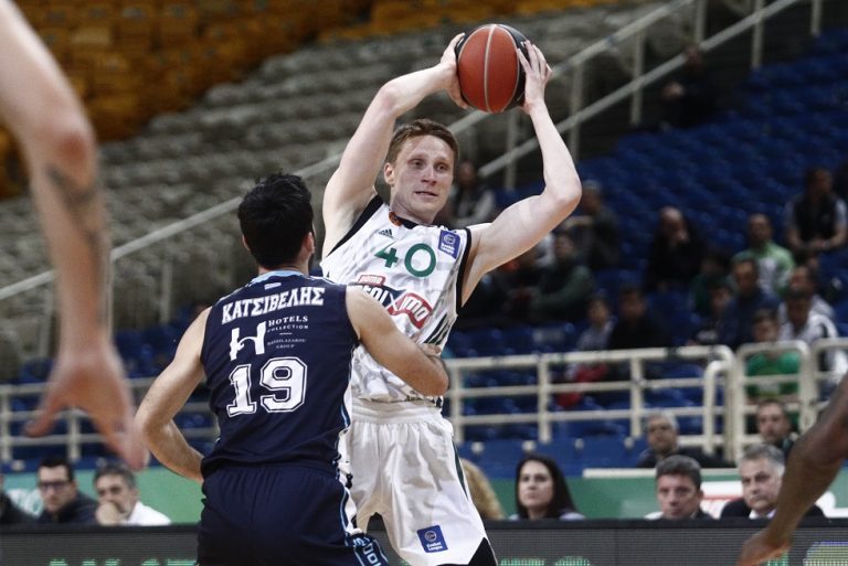 Παναθηναϊκός – Κολοσσός Ρόδου 85-76: Δύσκολη νίκη των «πράσινων»