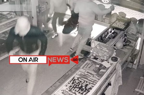 Διάρρηξη σε κοσμηματοπωλείο στο Μεσολόγγι: Βίντεο ντοκουμέντο