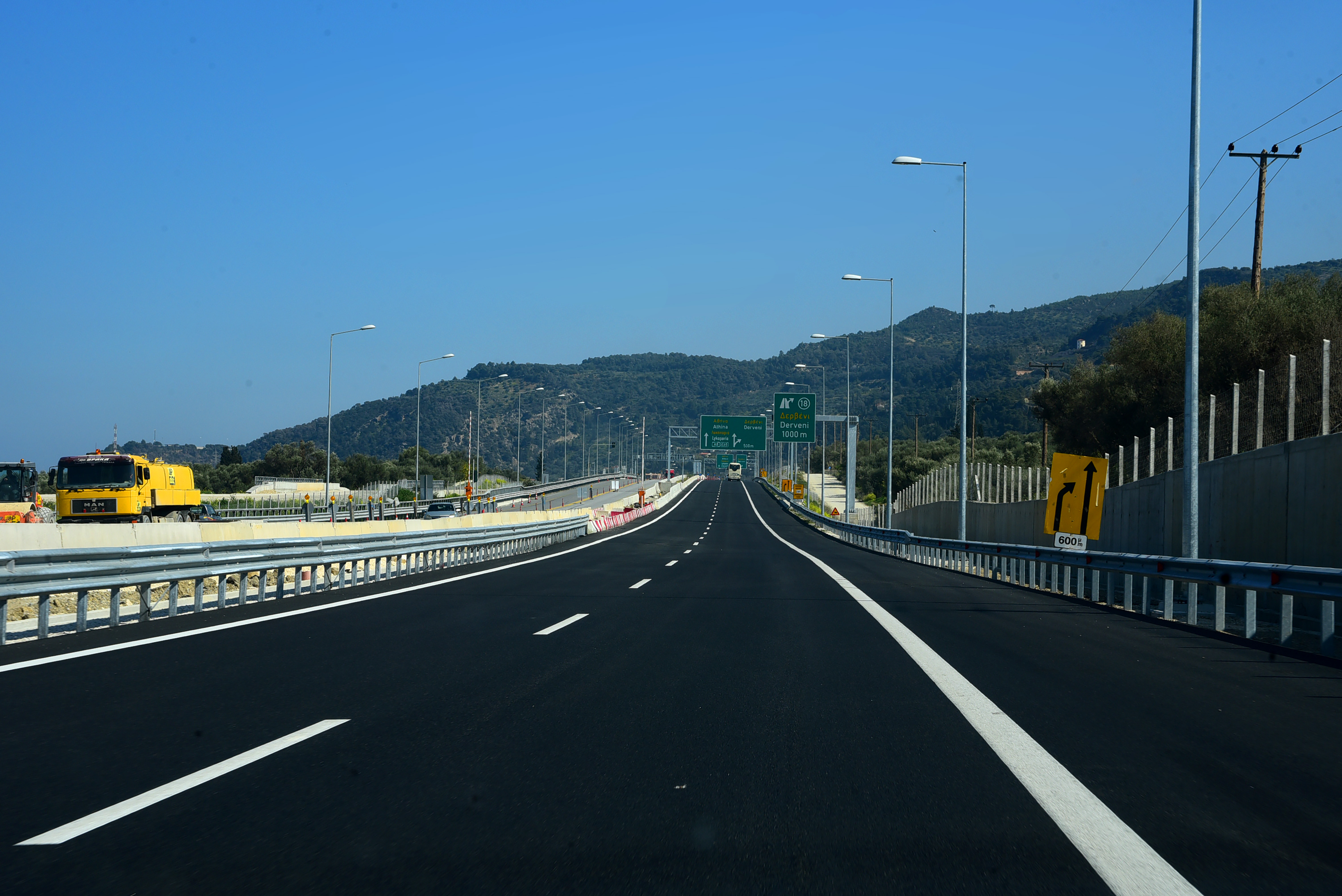 Κυκλοφοριακές ρυθμίσεις την Πέμπτη στην εθνική οδό Αθηνών - Θεσσαλονίκης λόγω εργασιών