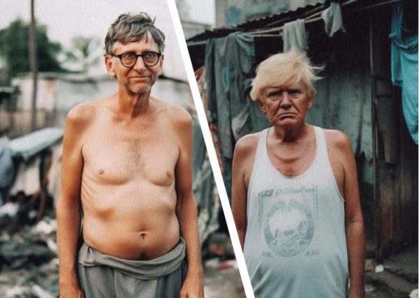 Έτσι θα ήταν Γκέιτς, Τραμπ, Μασκ, Μπέζος ως φτωχοί – Οι εικόνες που έγιναν viral