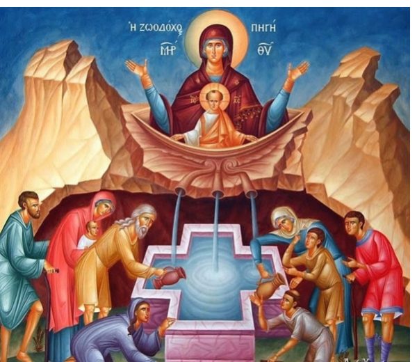Ζωοδόχος Πηγή: Γιορτάζει αύριο 21 Απριλίου