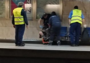 Αναστάτωση στον σταθμό του μετρό «Μέγαρο Μουσικής» με ημιλιπόθυμο άνδρα