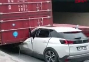 Μπράιαν Ντάνστον: Σώθηκε από θαύμα ο πρώην παίκτης του Ολυμπιακού – Κοντέινερ διέλυσε το αμάξι του