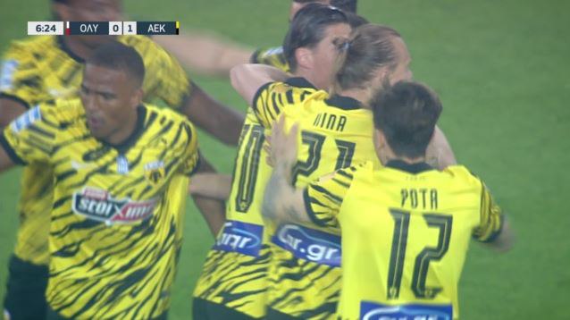 Προβάδισμα για την ΑΕΚ με Γκατσίνοβιτς