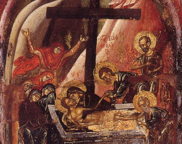 Επιτάφιος Θρήνος: Νεκρόν άπνουν ορώσα σε, τη ρομφαία της λύπης σπαράττομαι δεινώς