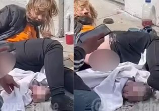 Απίστευτο σκηνικό στο Σαν Φρανσίσκο: Η στιγμή που άστεγη γεννάει σε πεζοδρόμιο