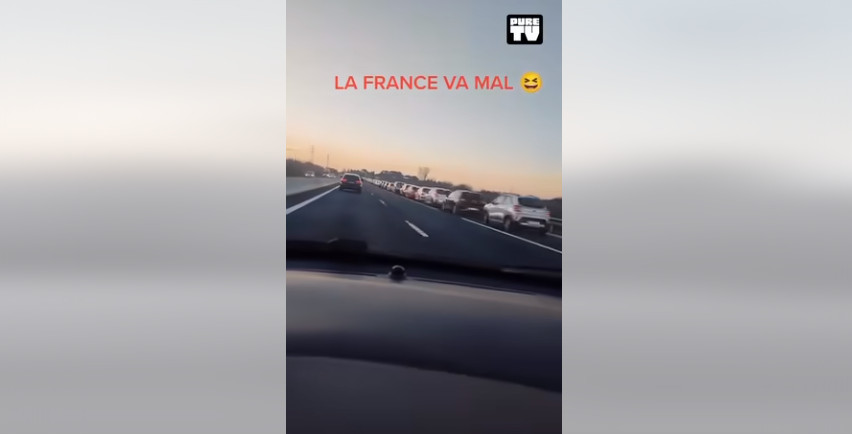 Γαλλία: Δεκάδες «υπνωτισμένοι» οδηγοί δημιουργούν μποτιλιάρισμα