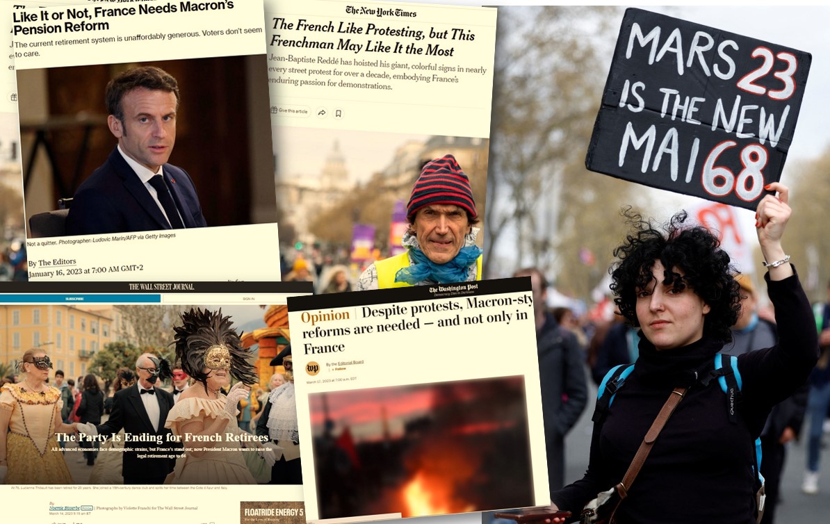«Απλά οι Γάλλοι αρέσκονται να διαδηλώνουν» - Μεγάλα αμερικανικά ΜΜΕ στο πλευρό του Μακρόν!