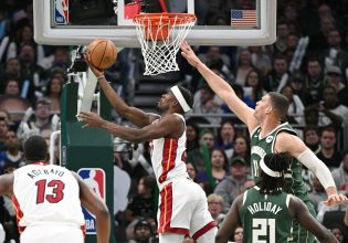 Μιλγουόκι Μπακς – Μαϊάμι Χιτ 126-128 (118-118 κ.α.): «Aυτοκτονία» των «ελαφιών» που έμειναν εκτός πλέι-οφ