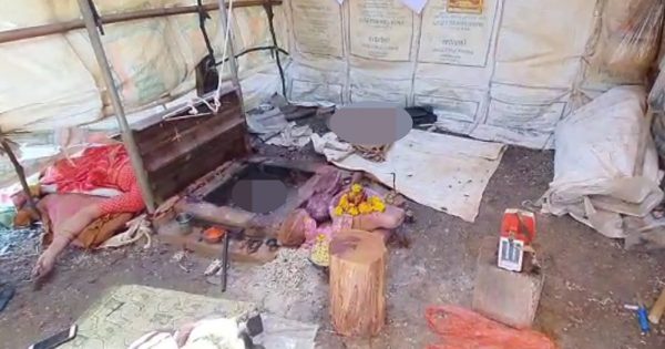 Ινδία: Αυτοκτόνησαν με αποκεφαλισμό σε τελετή θυσίας στο σπίτι τους – Σκληρές εικόνες
