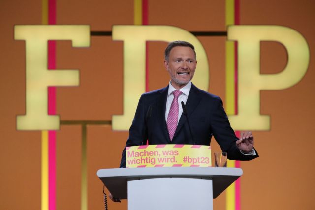 Γερμανία: Επανεξελέγη ο Λίντνερ πρόεδρος του Κόμματος των Φιλελευθέρων (FDP)