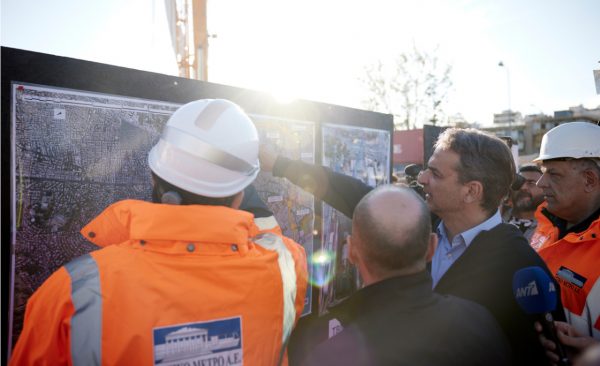 Στη Γραμμή 4 του Μετρό ο Μητσοτάκης: «Το μεγαλύτερο έργο της δεκαετίας»