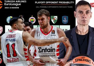 Ο αλγόριθμος «δείχνει» τον αντίπαλο του Ολυμπιακού στα πλέι οφ της Ευρωλίγκας