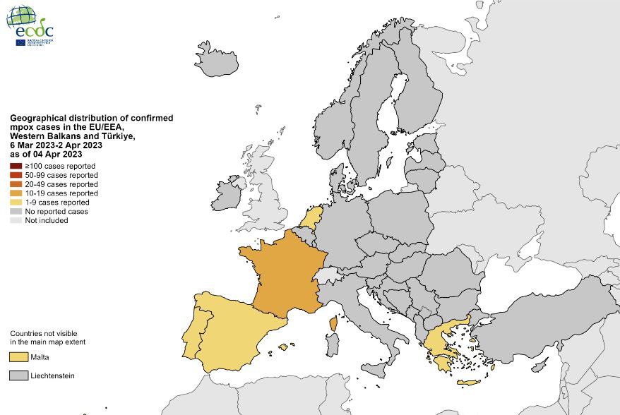 Ευλογιά των πιθήκων: Νέο κρούσμα στην Ελλάδα ανακοίνωσε το ECDC