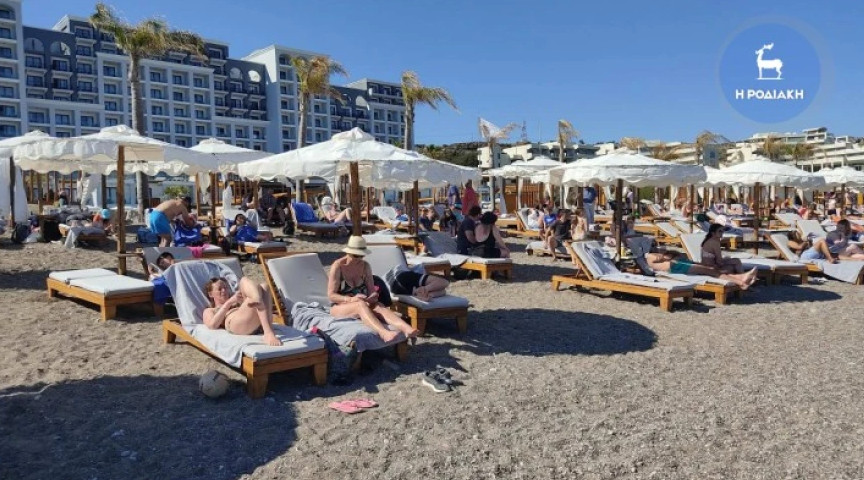 Ρόδος: Πάσχα με άρωμα καλοκαιριού - Γέμισαν με κόσμο οι παραλίες