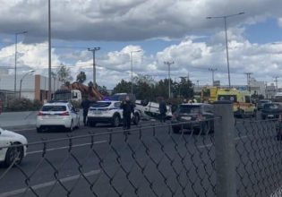 Σοβαρό τροχαίο στον Κηφισό: Αναποδογύρισε αυτοκίνητο