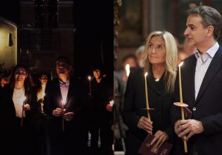 Στην περιφορά των επιταφίων οι πολιτικοί αρχηγοί