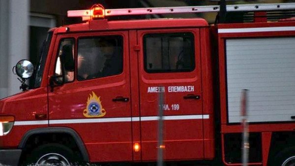 Μεγάλη φωτιά στο Ηράκλειο Κρήτης